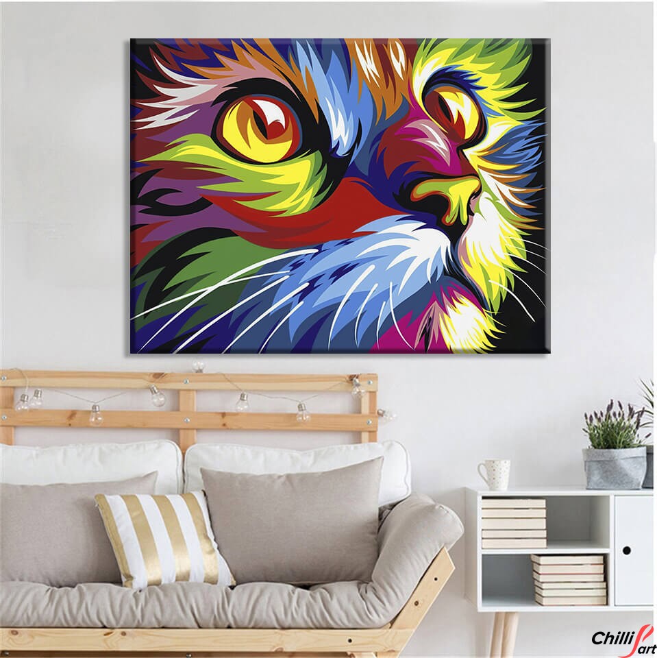 Картина Colorful Cat