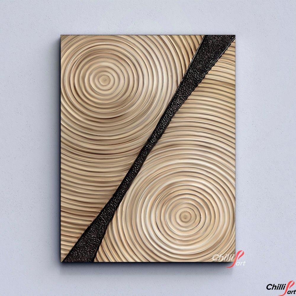 Картина Gold Black Abstract