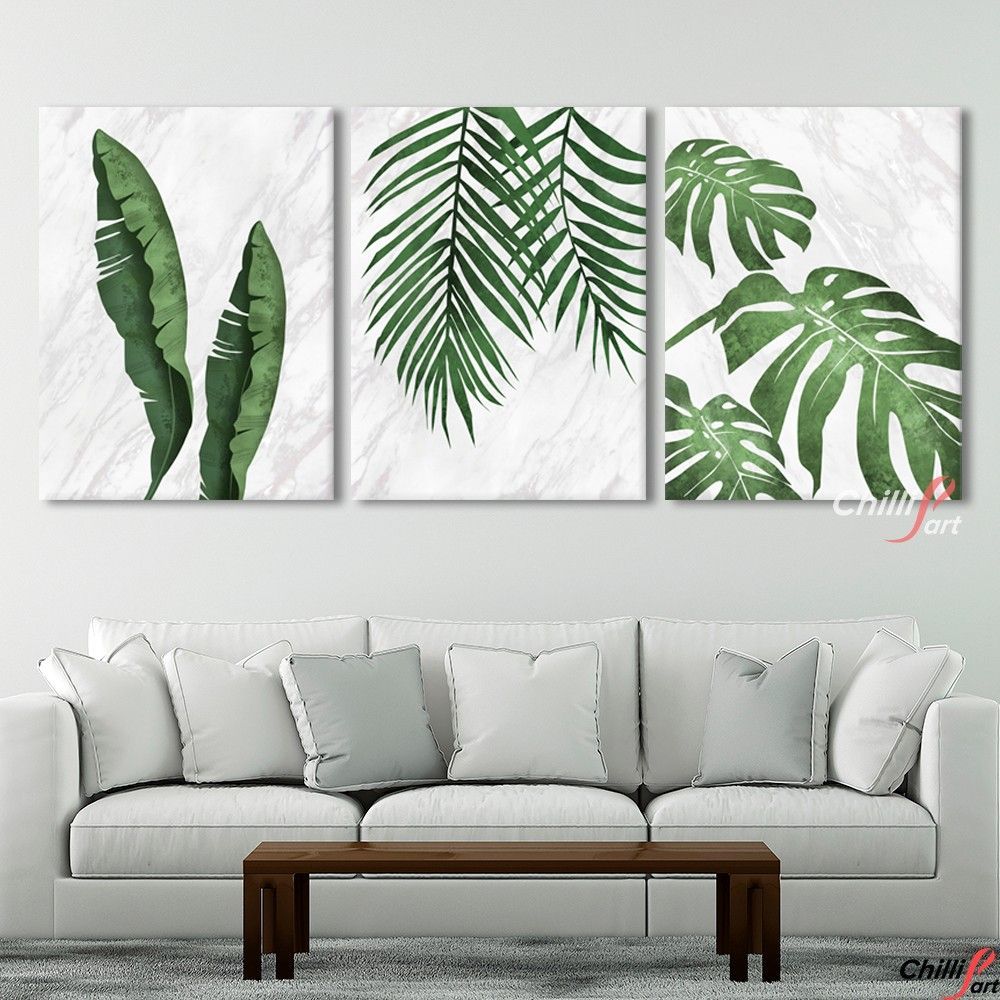 Картина Marble Tropical Leaf
