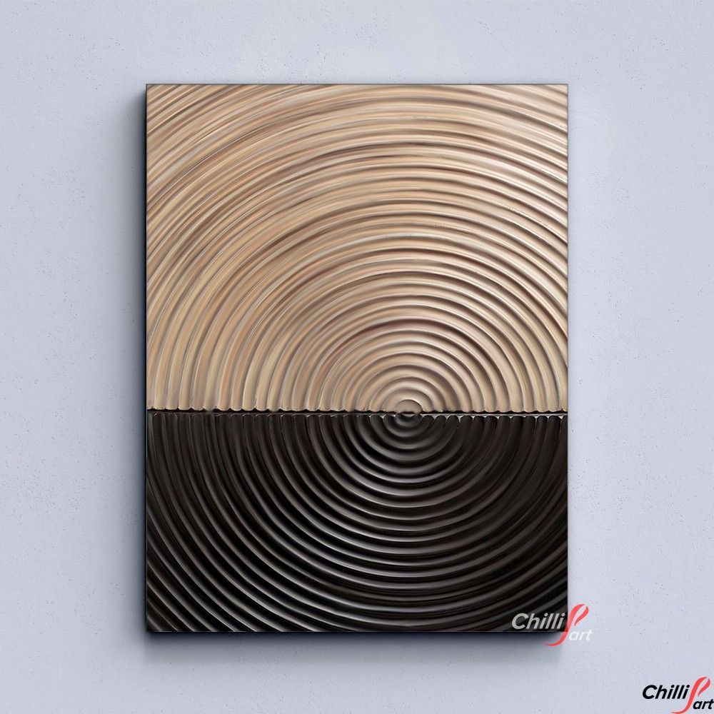 Картина Gold Black Abstract