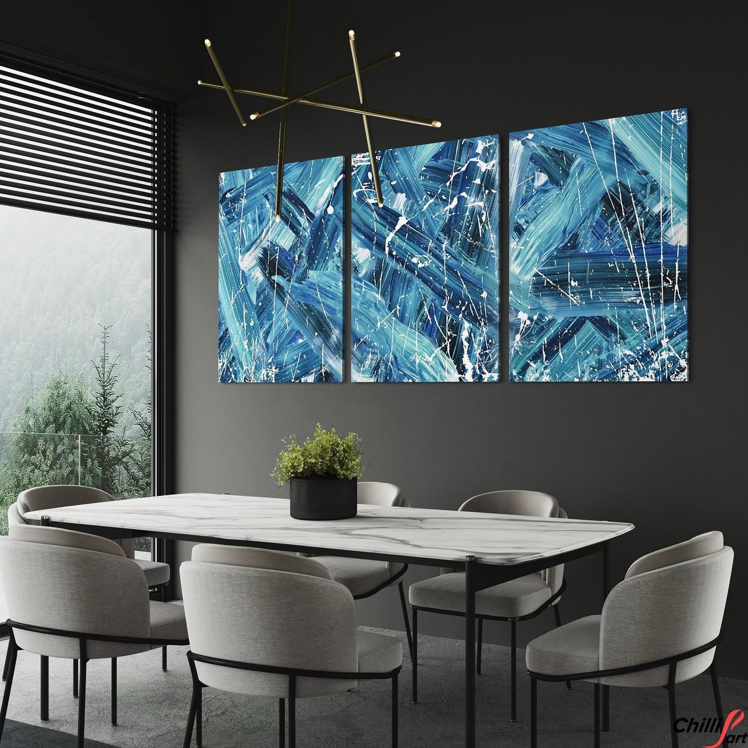 Картина Blue Symphony