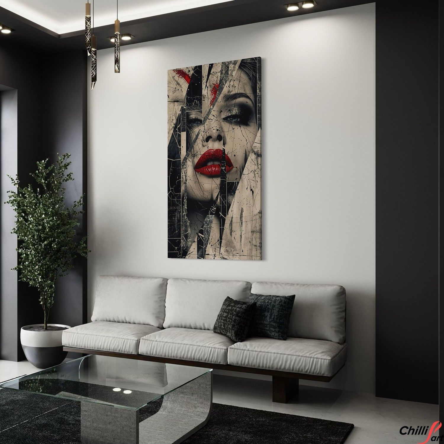 Картина Cracked Elegance