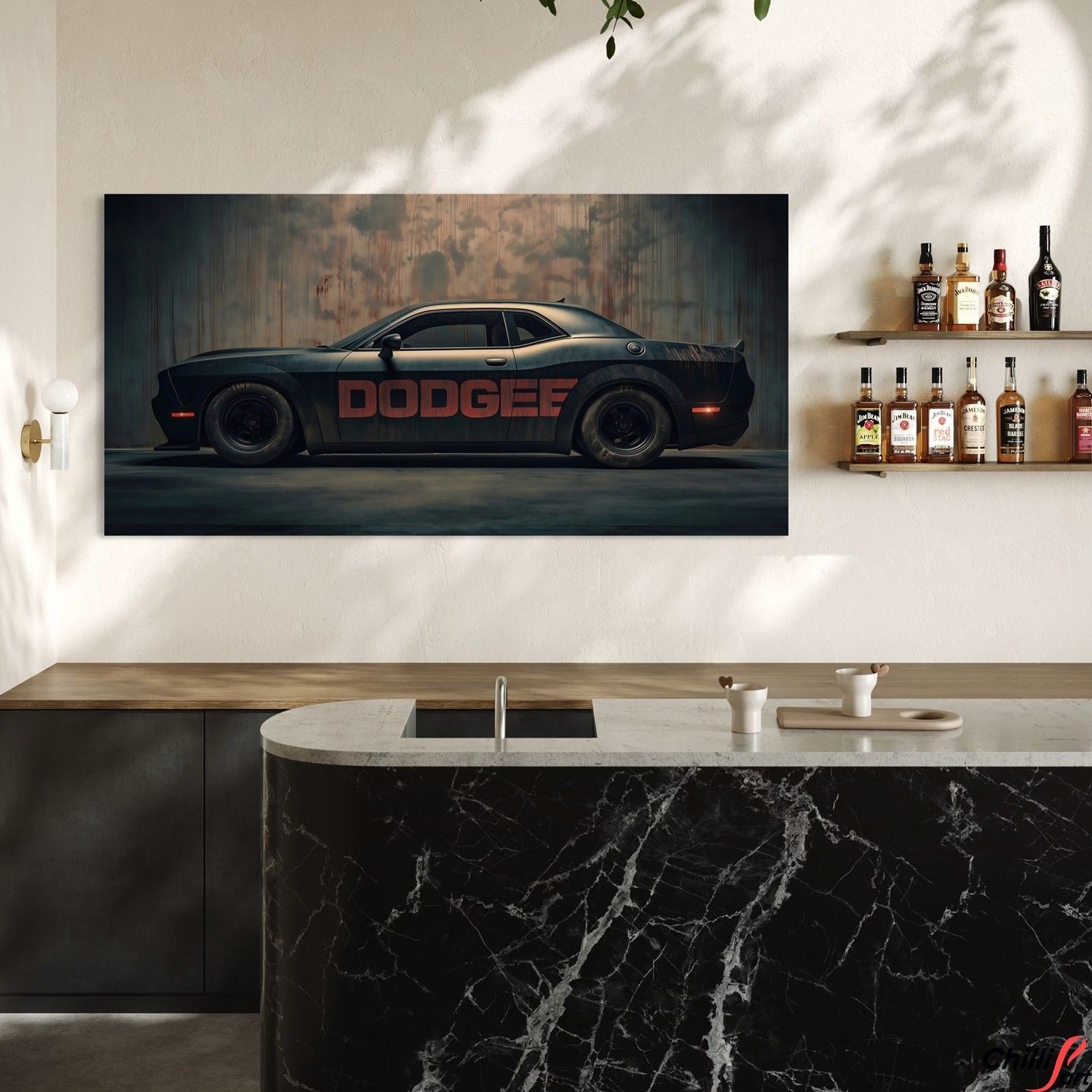 Картина Dodge Challenger - Engine of Power