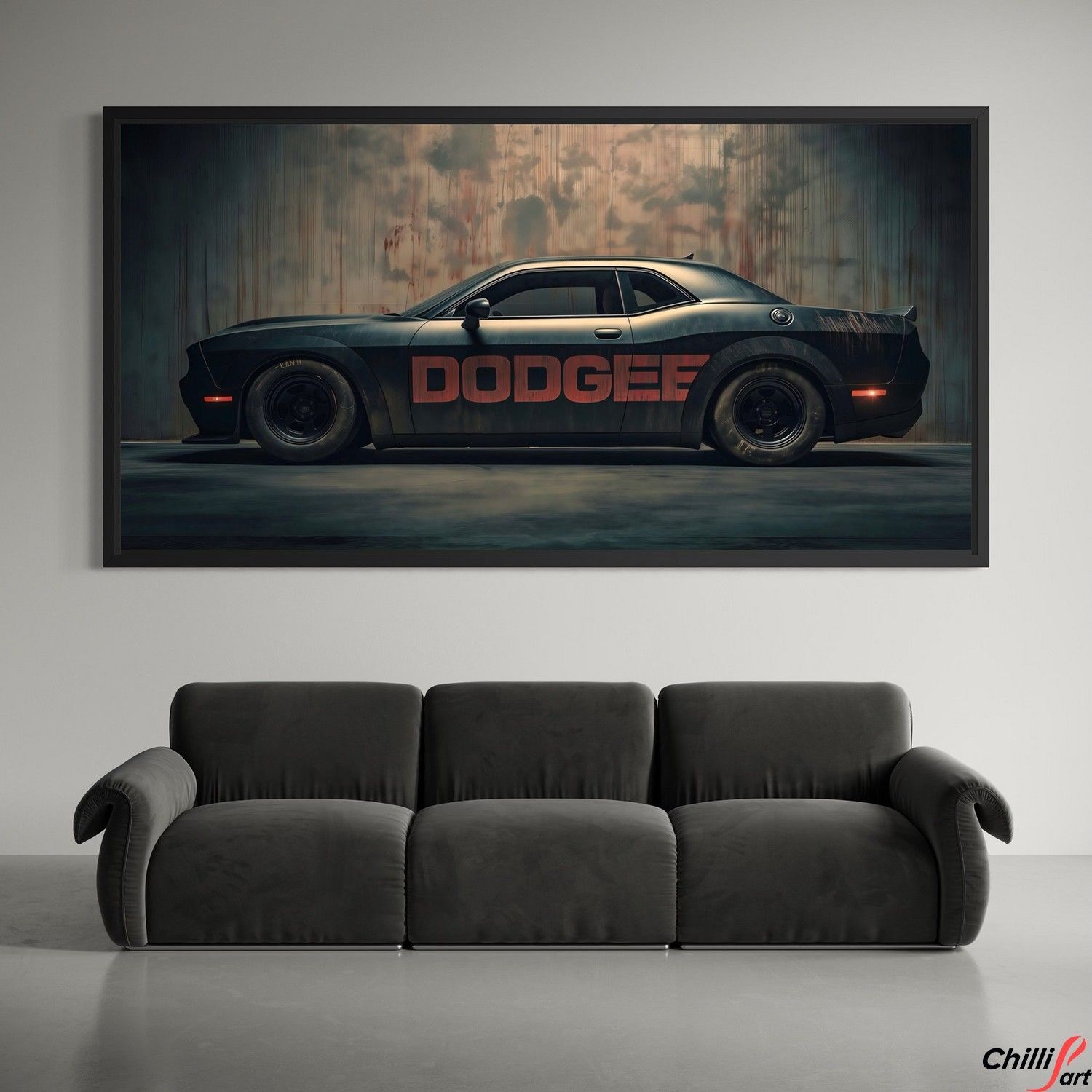 Картина Dodge Challenger - Engine of Power