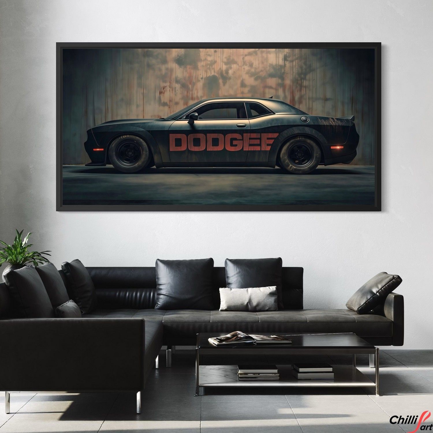 Картина Dodge Challenger - Engine of Power