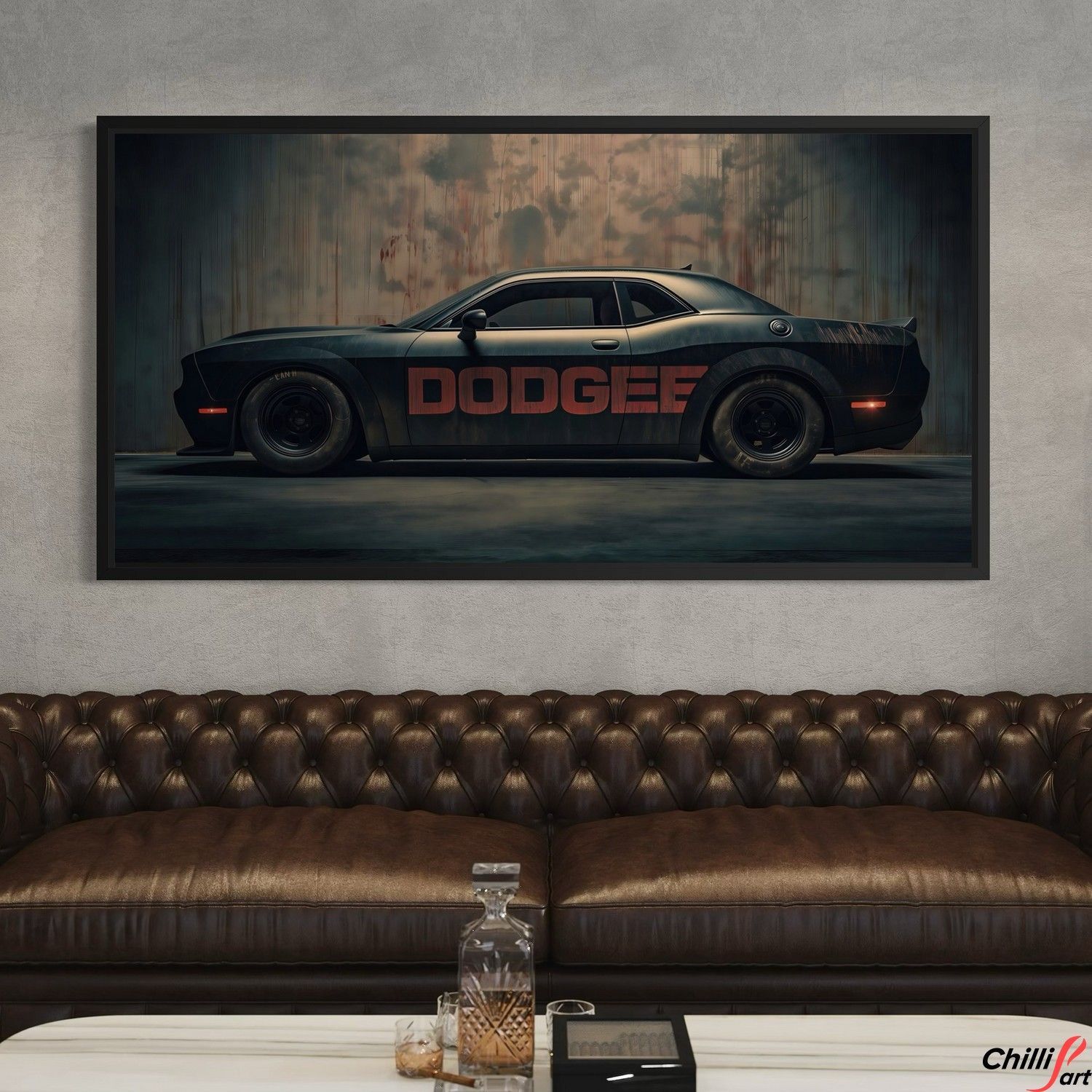 Картина Dodge Challenger - Engine of Power