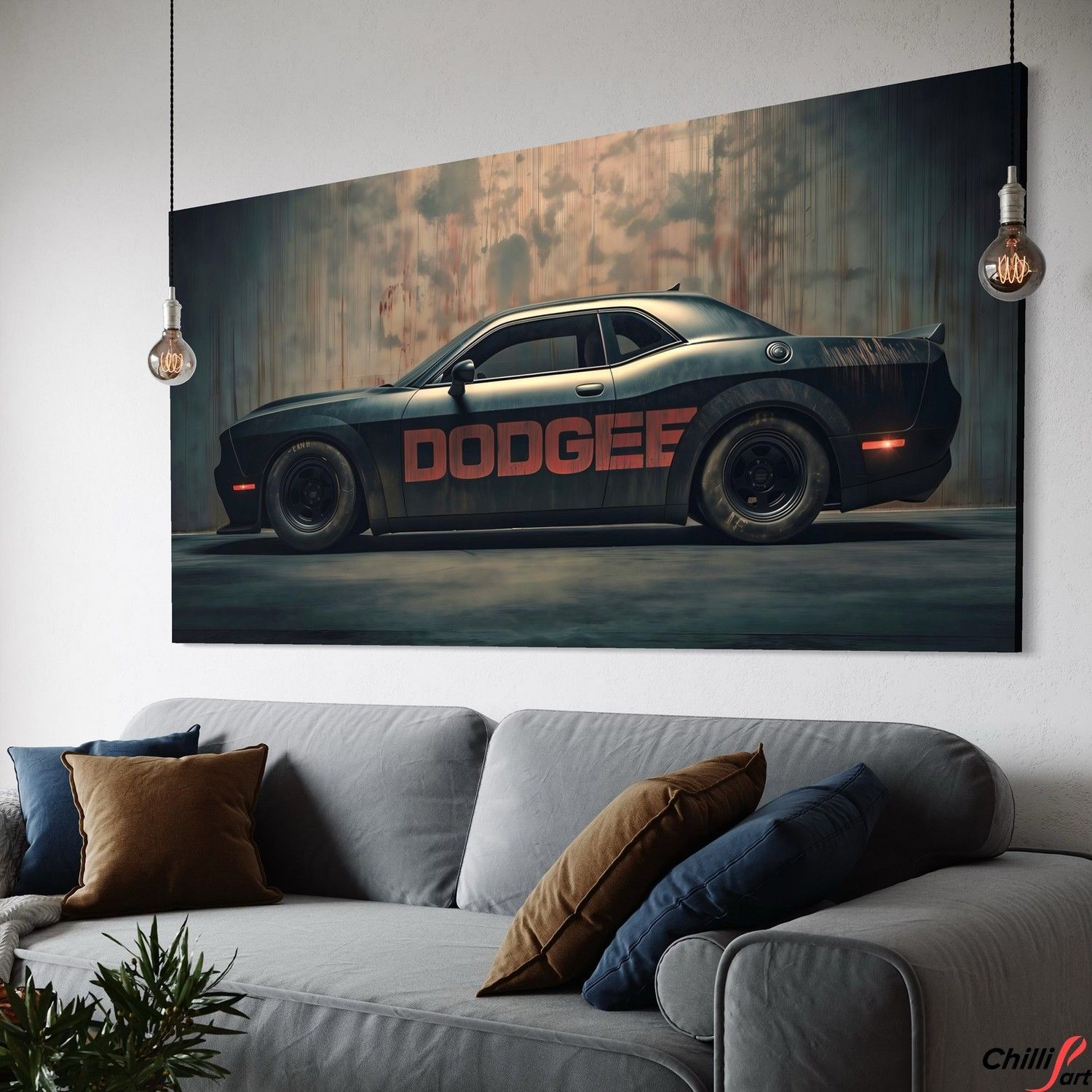 Картина Dodge Challenger - Engine of Power