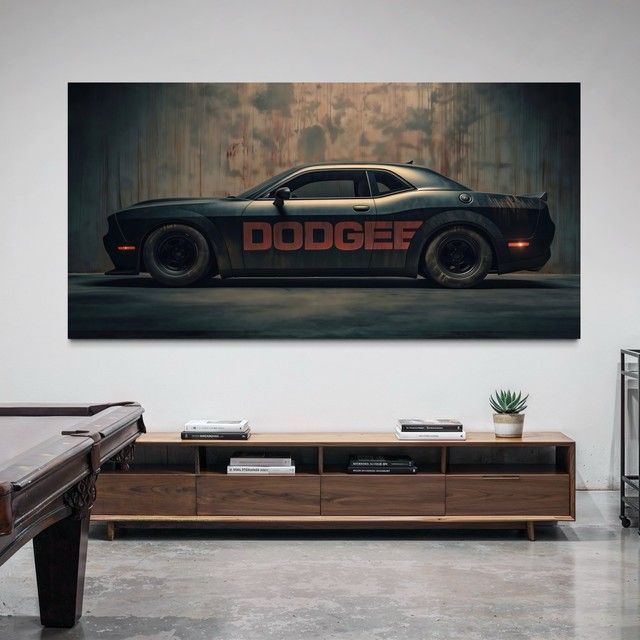 Картина Dodge Challenger - Engine of Power