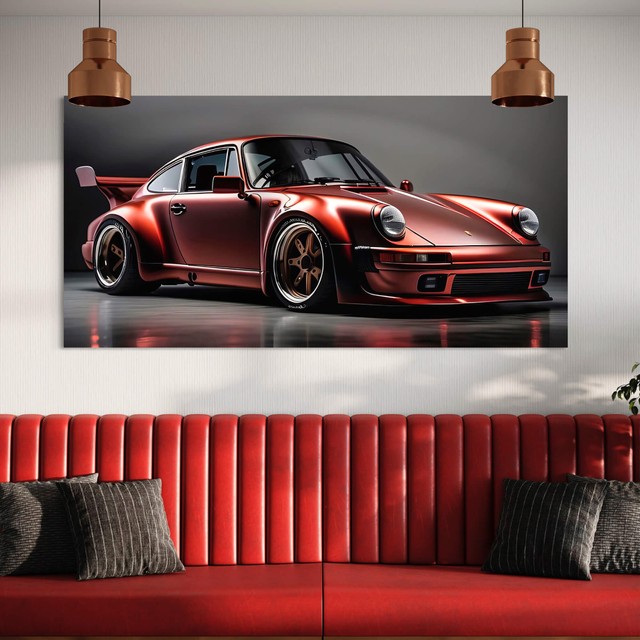 Картина Porsche Crimson Conquest
