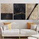 Картина Gold Black Abstract