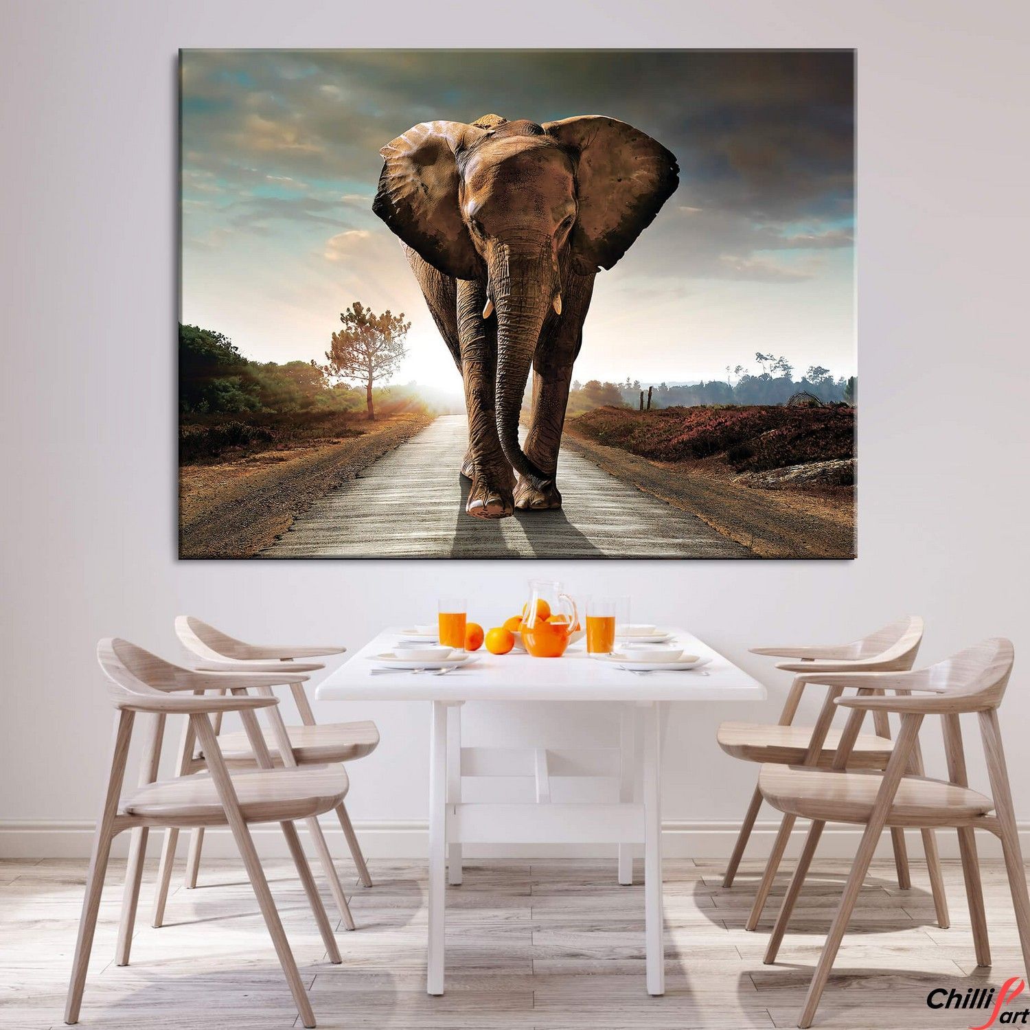 Картина Road for Elephant