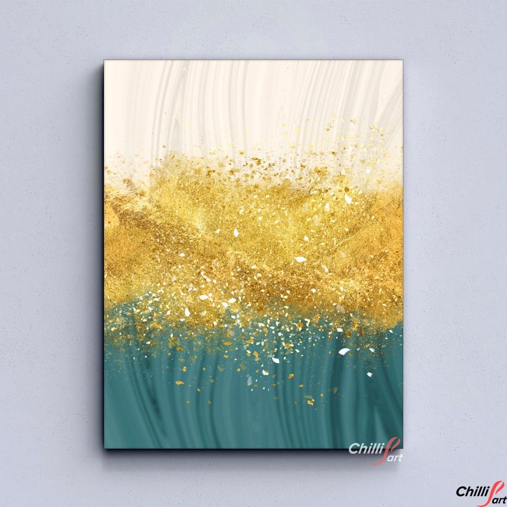 Картина Golden Splash