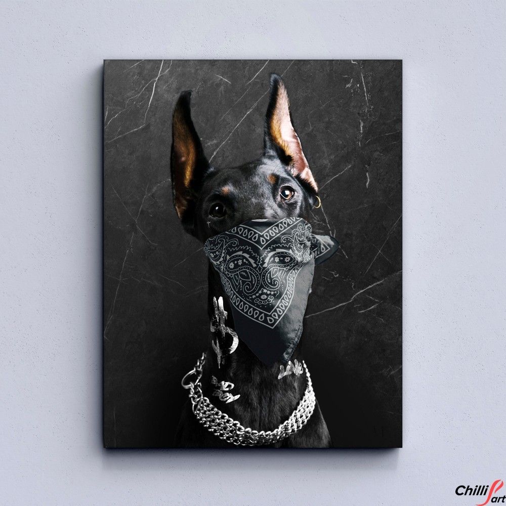 Картина Doberman