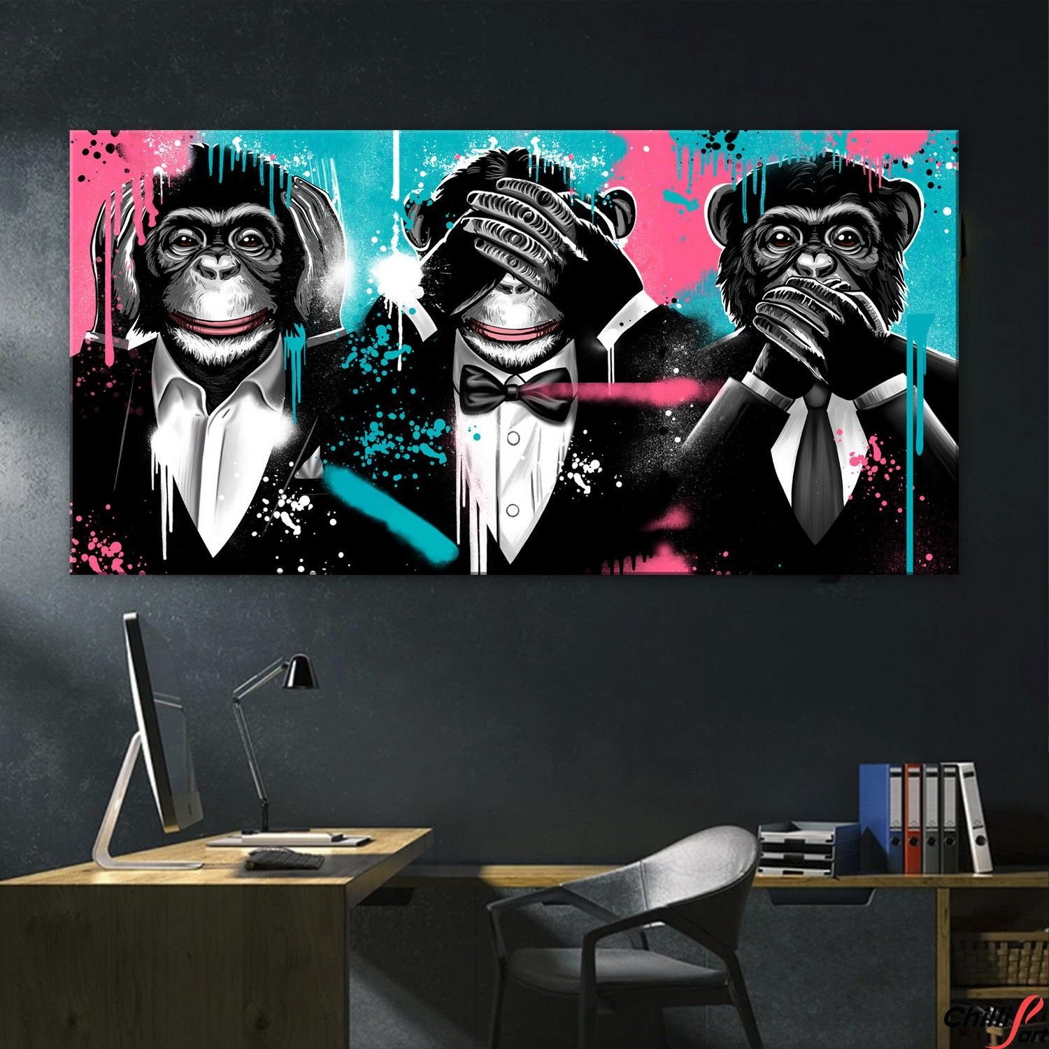 Картина Three Monkeys