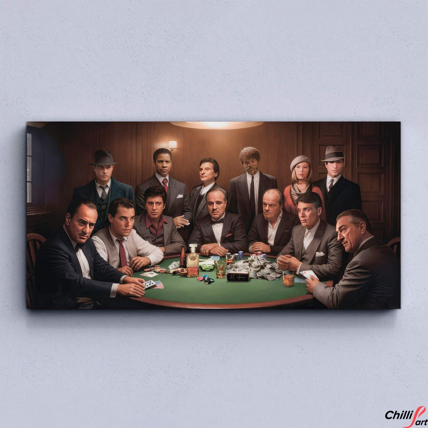 Картина High Stakes - 70х140 см - БЕЗ РАМКИ