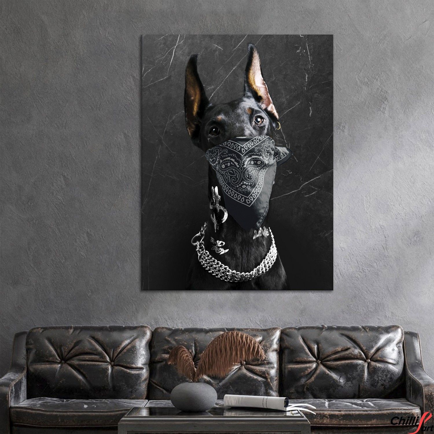 Картина Doberman