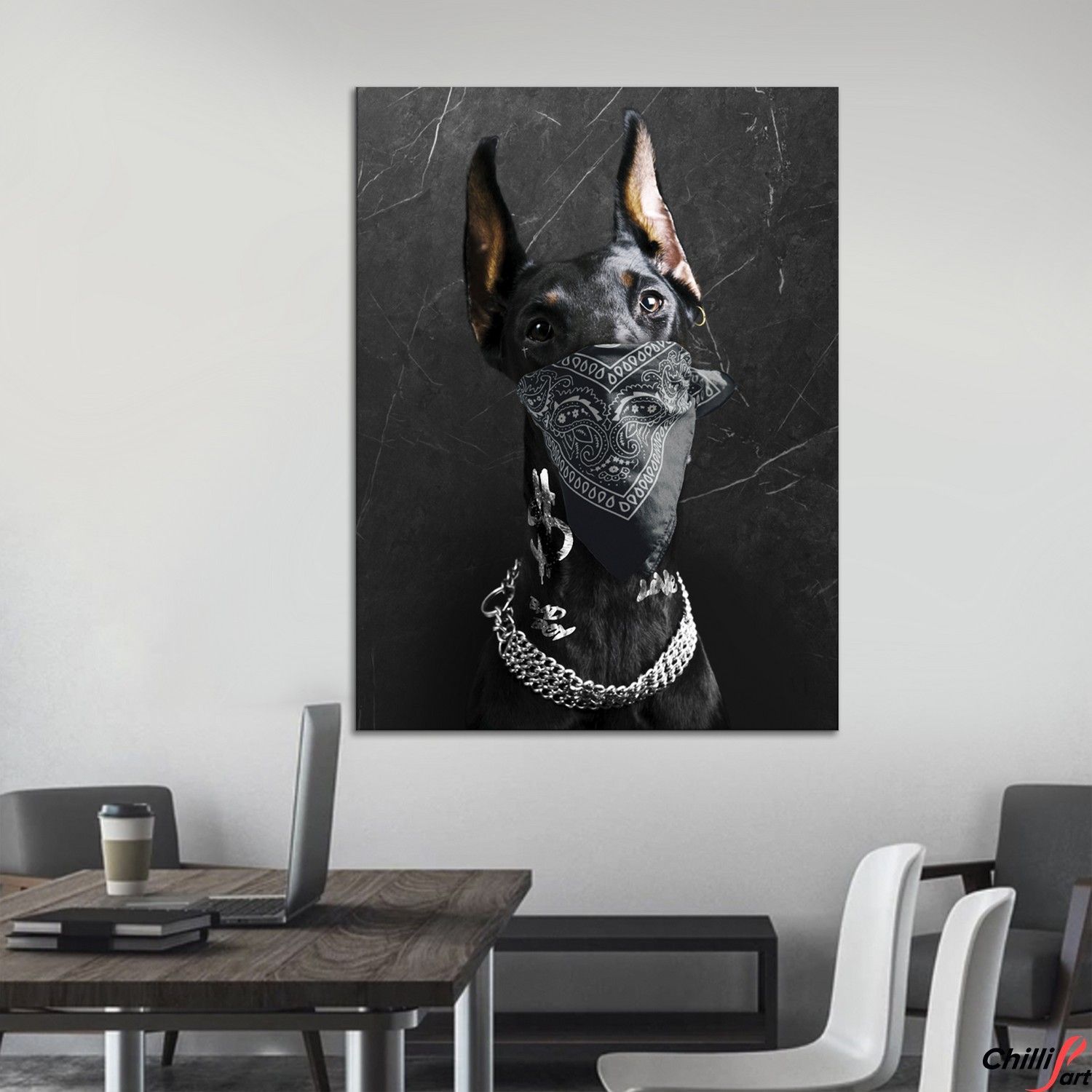 Картина Doberman