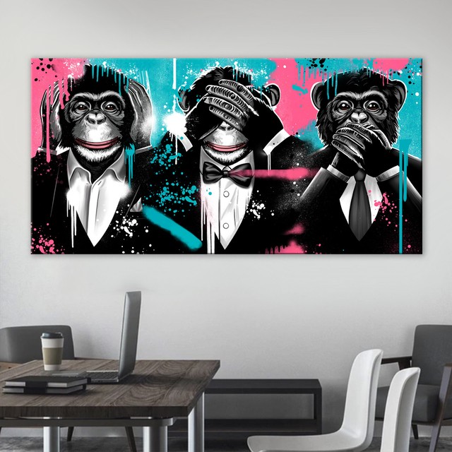 Картина Three Monkeys
