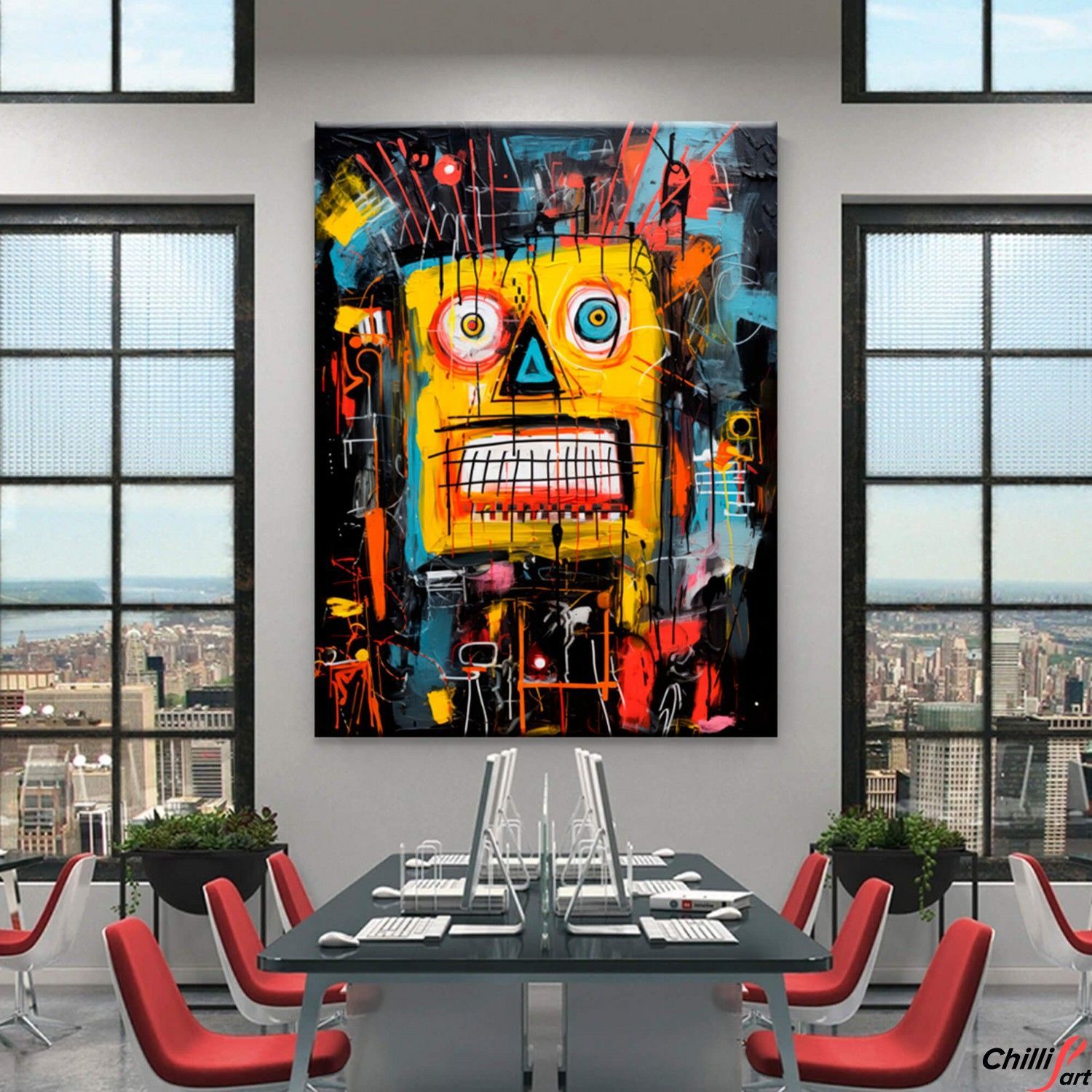 Картина Sounds of the Concrete Jungle - 140x190 см - Без рамки