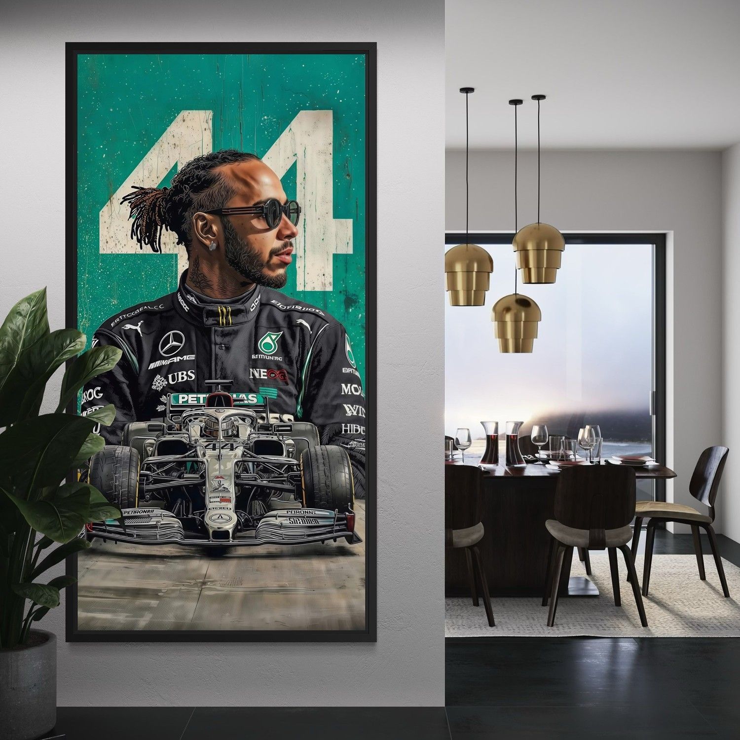 Картина Lewis Hamilton - Champion 44