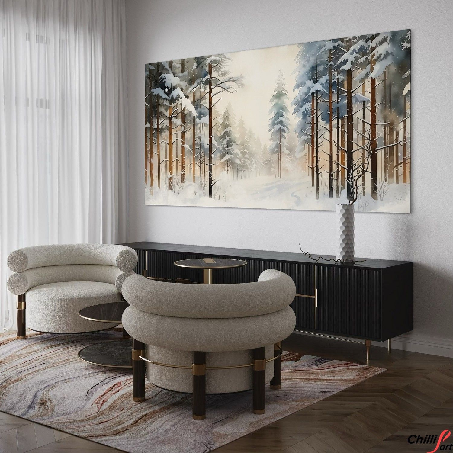 Картина Scandinavian Winter Forest