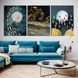 Картина Abstraction Gold Fish And Birds