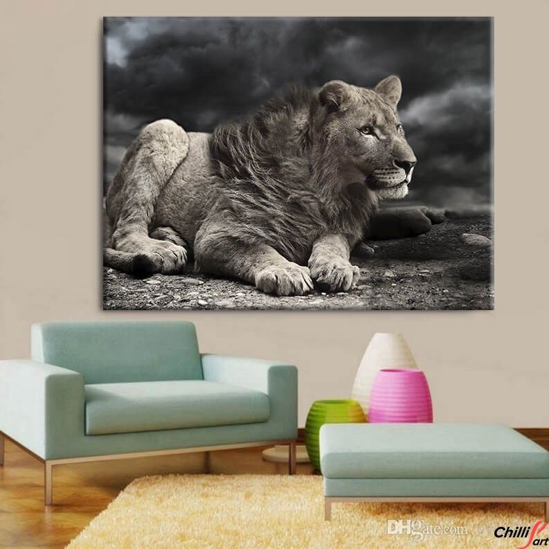 Картина Fog Lion