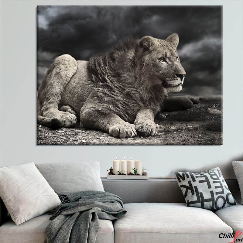 Картина Fog Lion