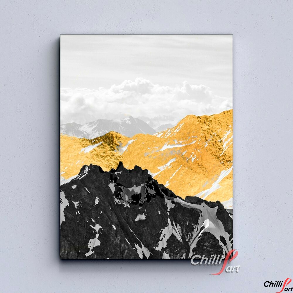 Картина Golden mountains