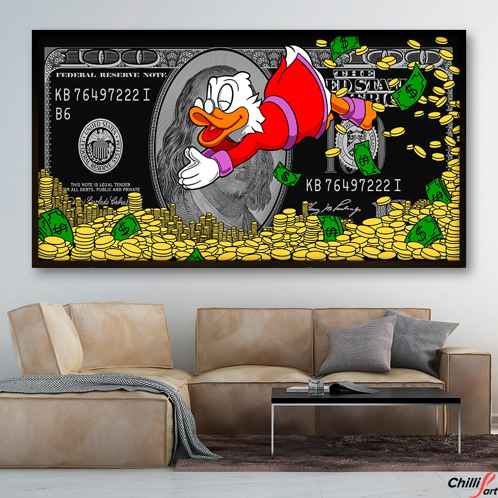 Картина 100$ Scrooge