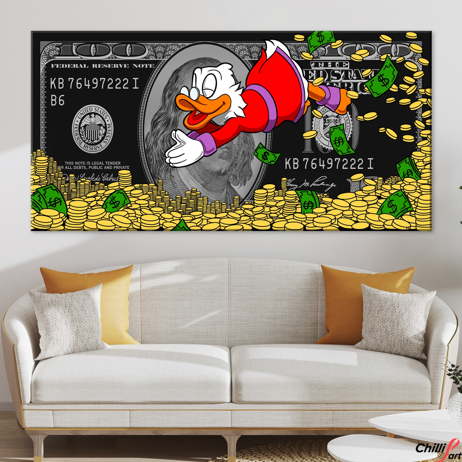 Картина 100$ Scrooge