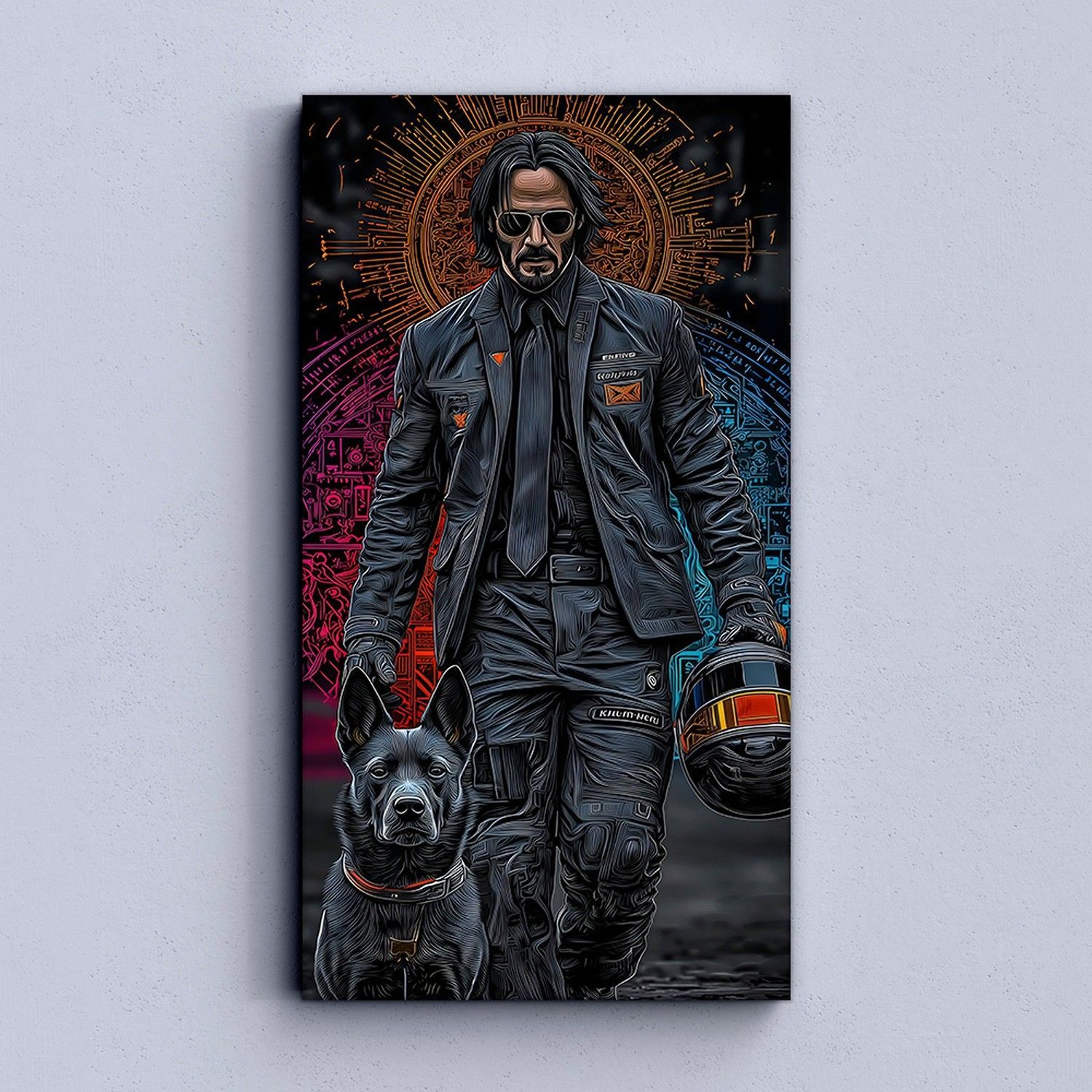 Картина John Wick Neon