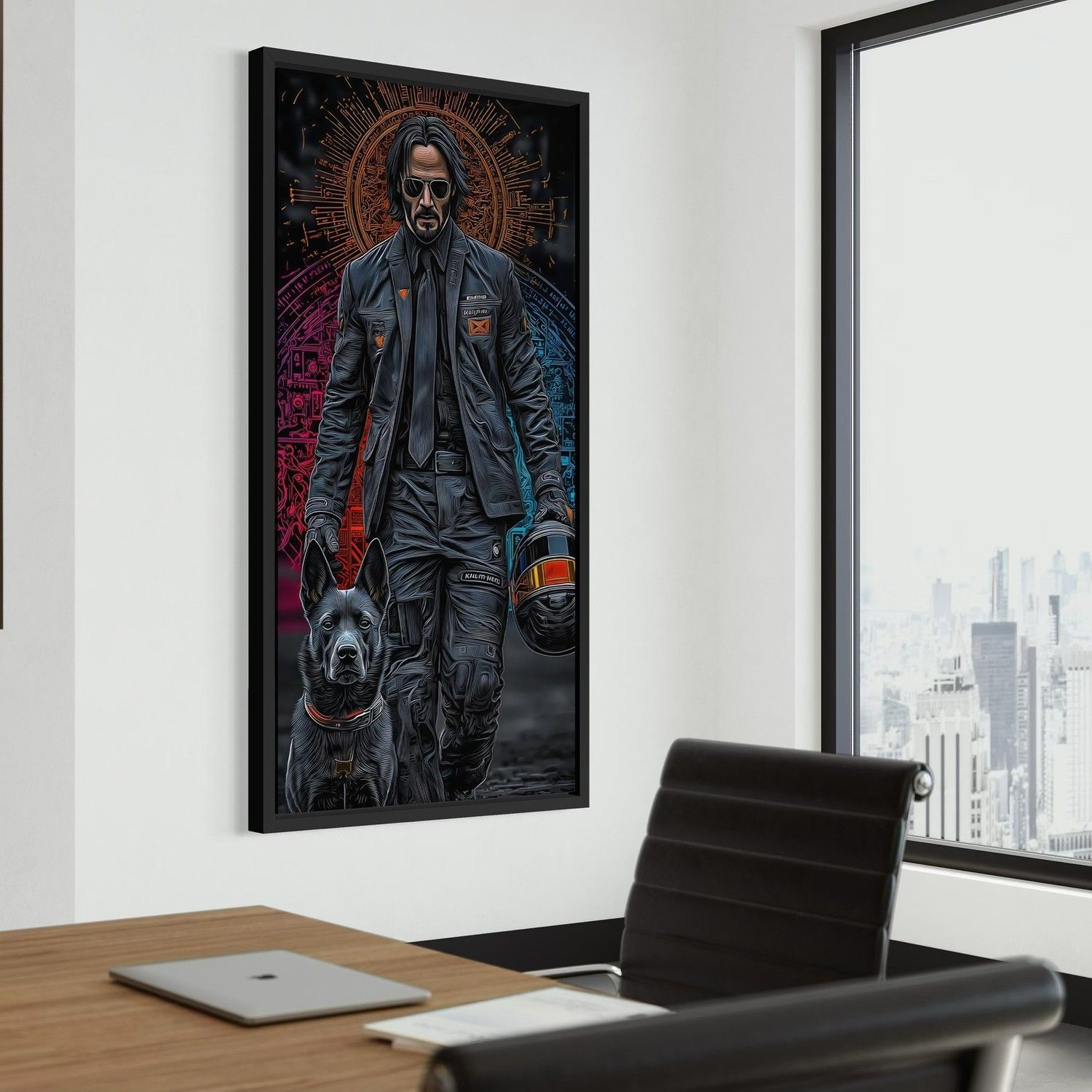 Картина John Wick Neon