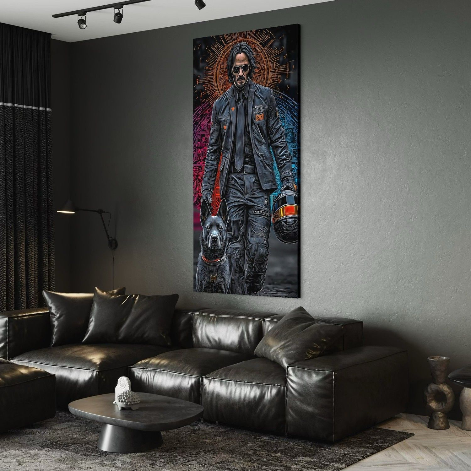 Картина John Wick Neon