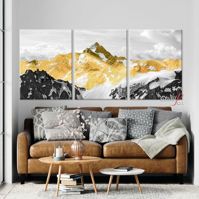 Картина Golden mountains