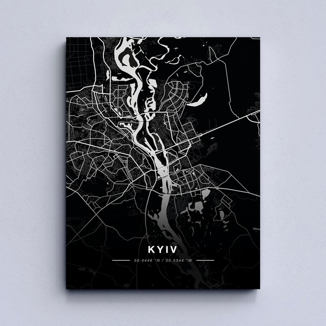 Картина Kyiv map