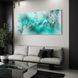 Картина Grey & Turquoise Cloud - 40х80 см - БЕЗ РАМКИ