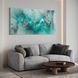 Картина Grey & Turquoise Cloud - 40х80 см - БЕЗ РАМКИ