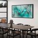 Картина Grey & Turquoise Cloud - 40х80 см - БЕЗ РАМКИ
