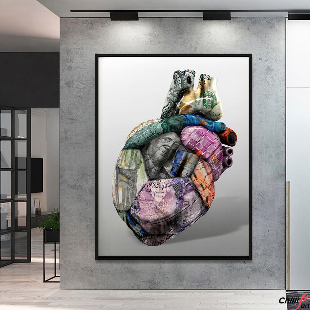 Картина Money heart