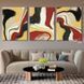 Картина Red Yellow & Black Abstract