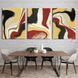 Картина Red Yellow & Black Abstract