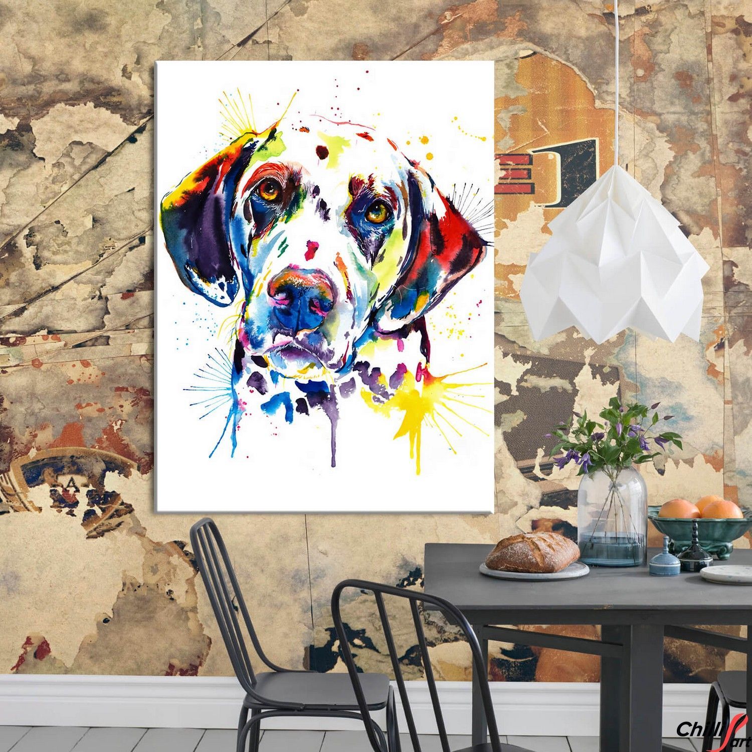 Картина Watercolor Dolmatian
