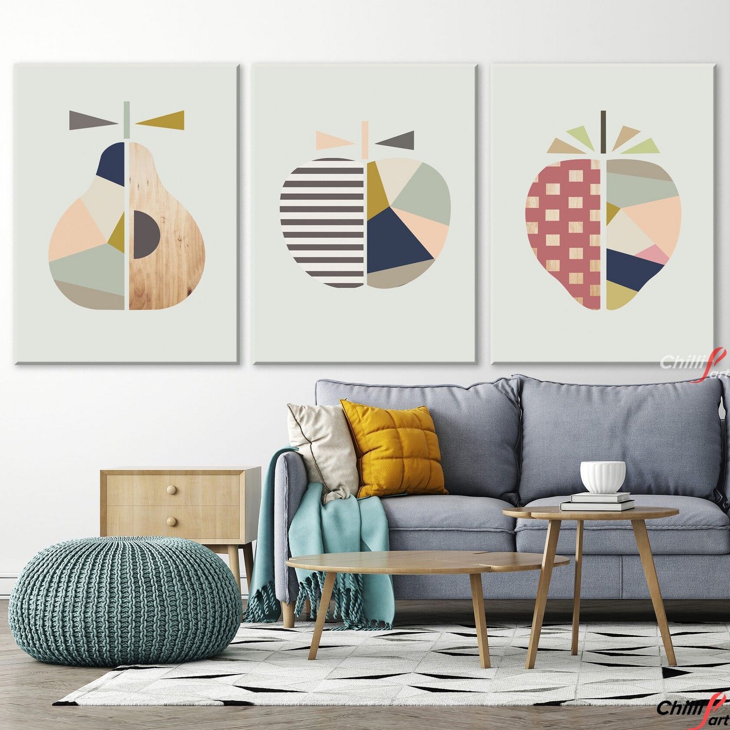 Картина Abstract fruits