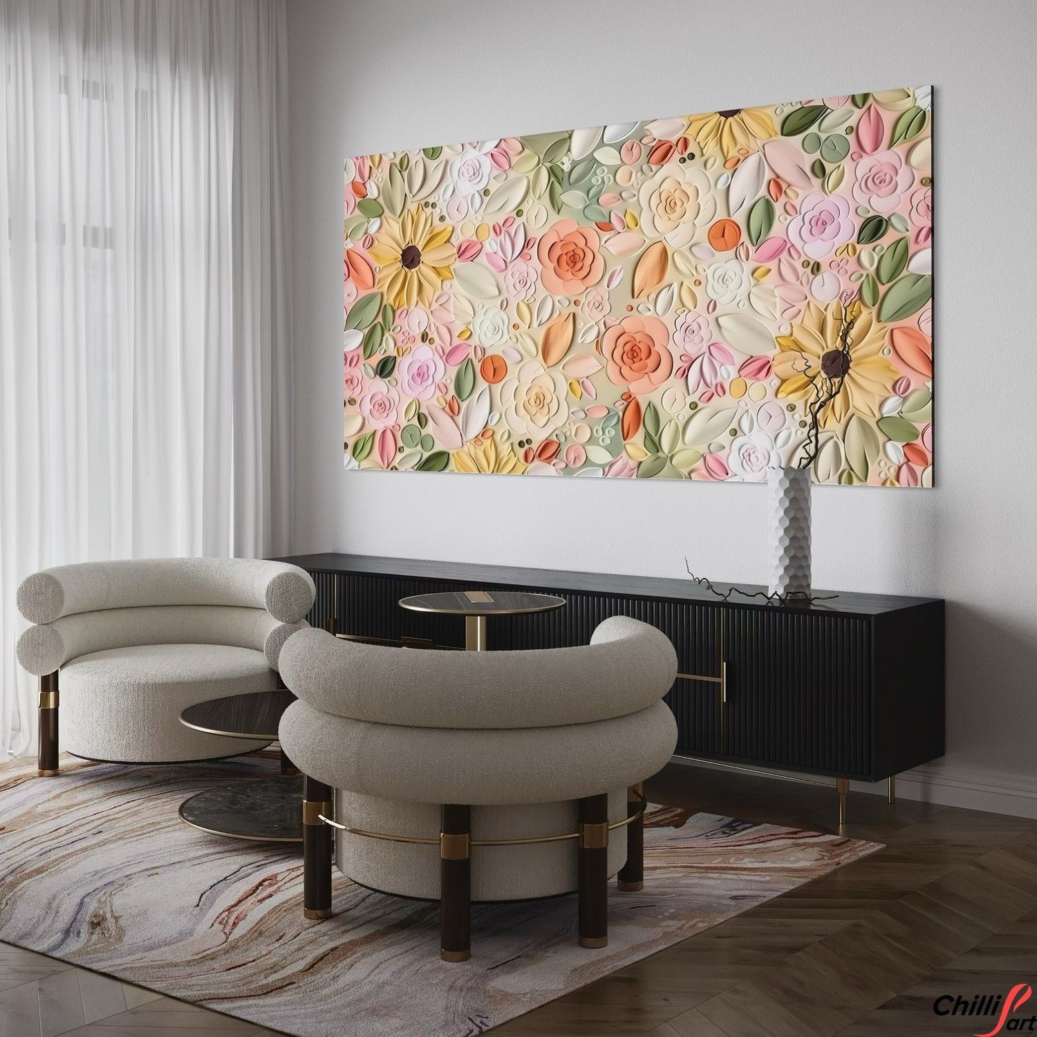 Картина Pastel Blossom Garden