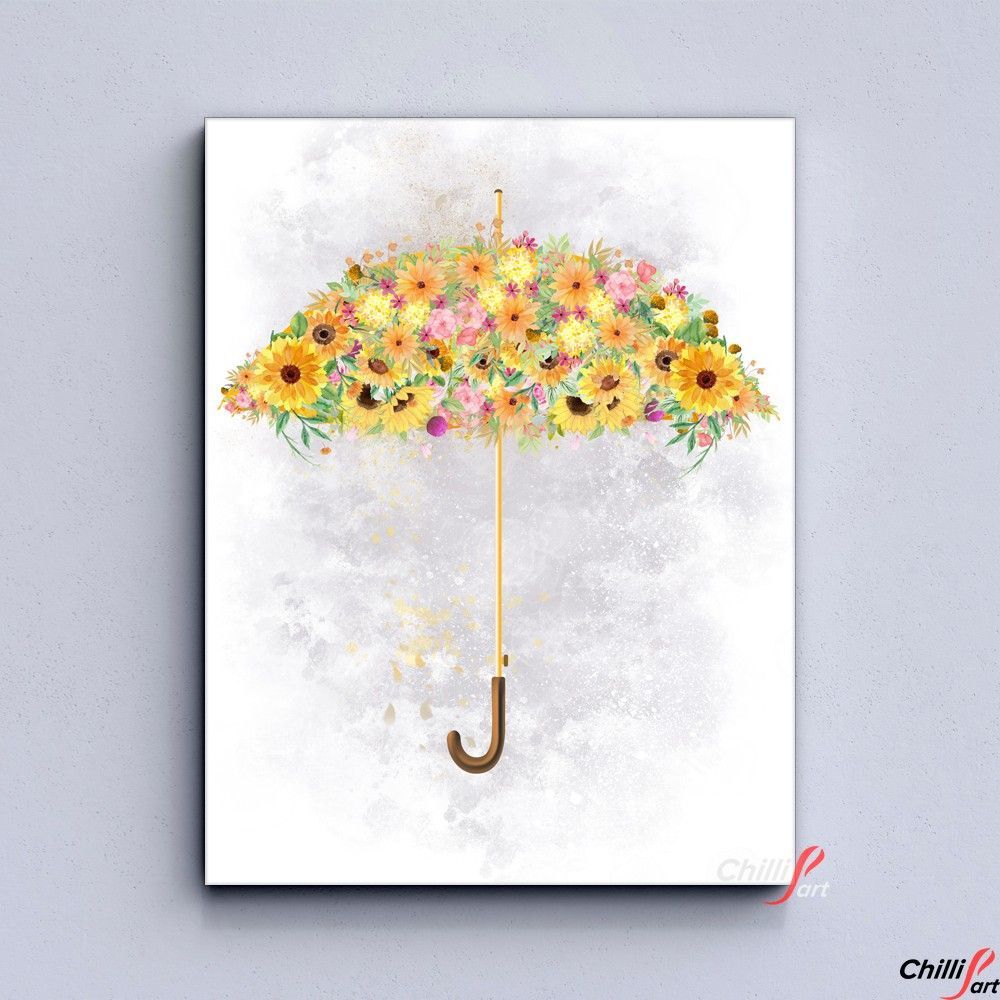 Картина Floral Umbrellas