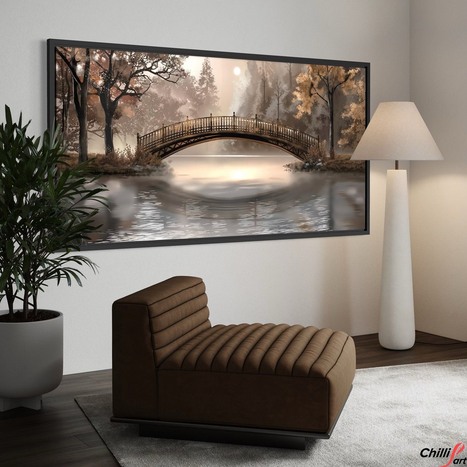 Картина Autumn Bridge Serenity