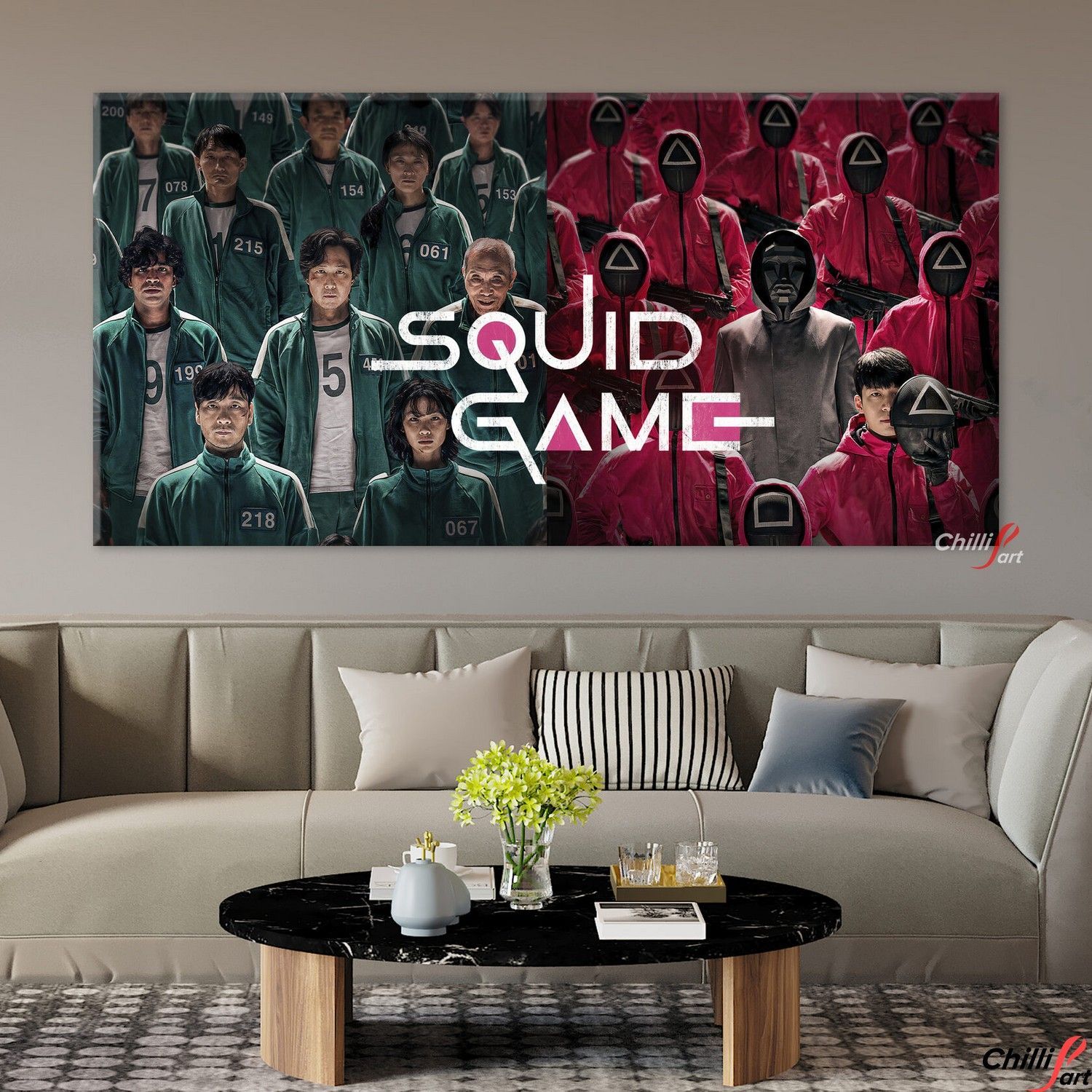 Картина Squid players