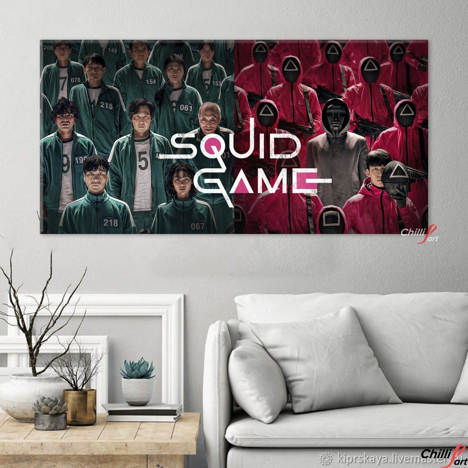 Картина Squid players