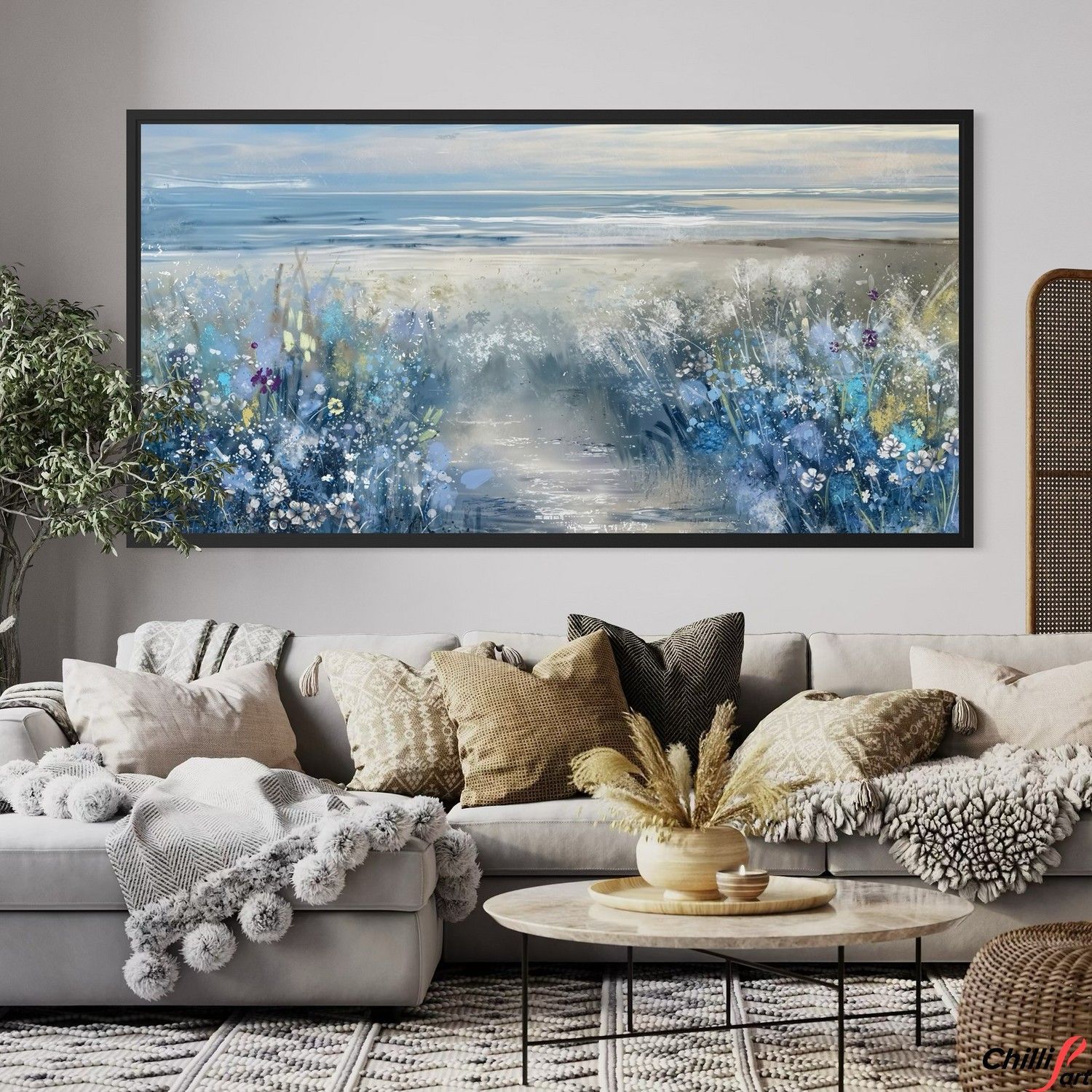 Картина Coastal Wildflowers